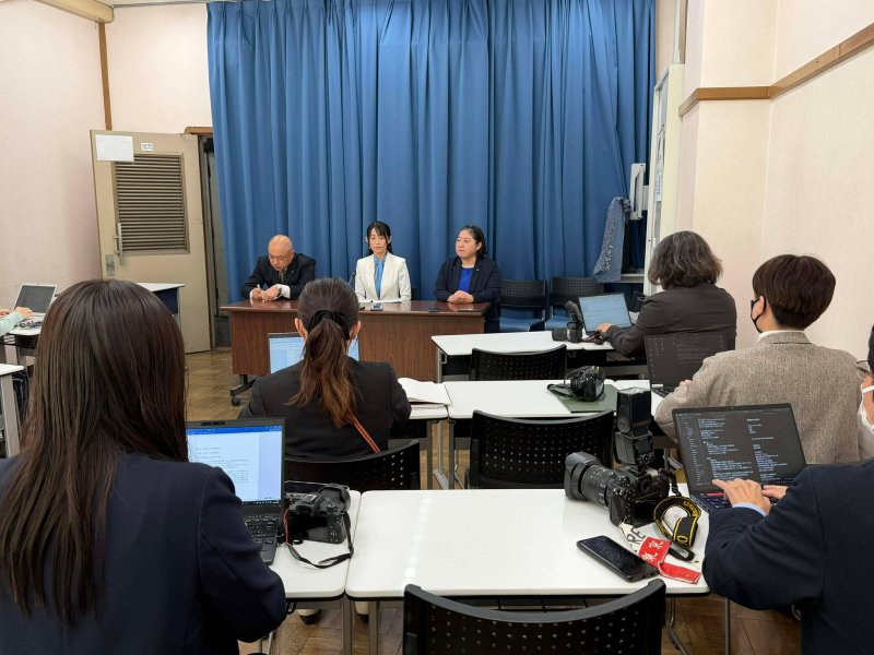 県政記者クラブで会見を行いました