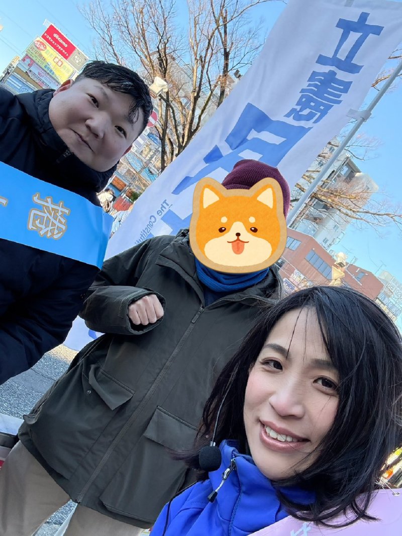 蕨駅での朝のご挨拶