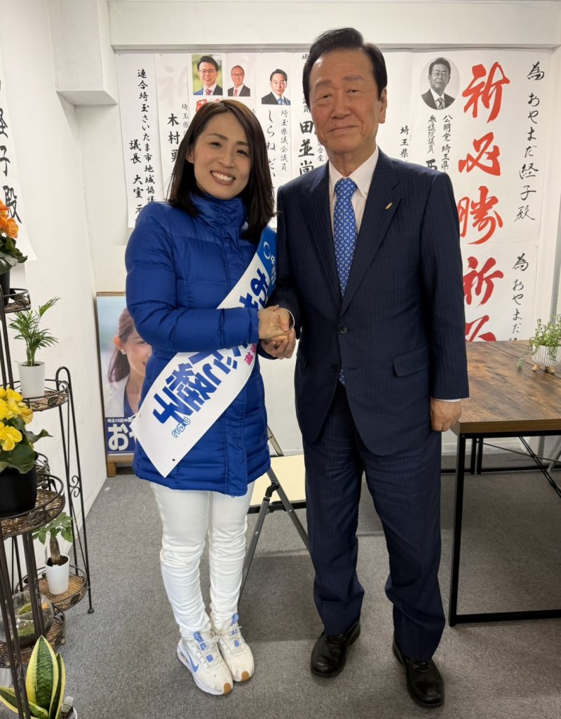 初日の活動の中で、励ましをいただきました！