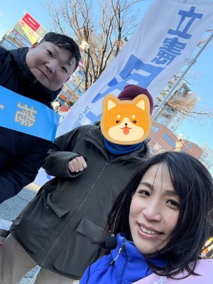 蕨駅での朝のご挨拶